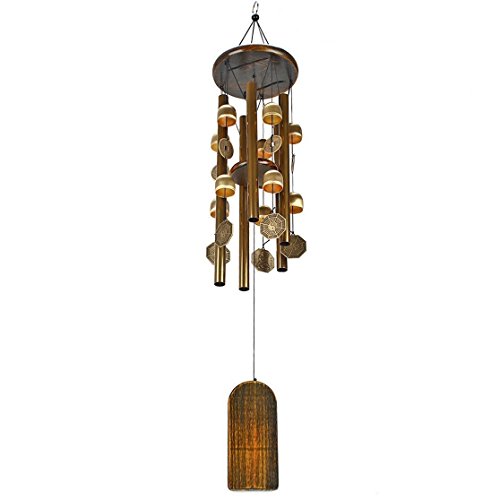 Ylyycc great sound wind chime copper bells coins wind chime - Thumbnail 7