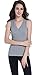 CAKYE Women Nursing Tank Top Camisole Sleep Bra For Maternity / Breastfeeding (Large: Fits for Weight 140-165 lb, Black + Grey + Green Dot (3pcs))