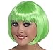 Forum Novelties Women's Neon Bob Costume Wig, Green, One Size