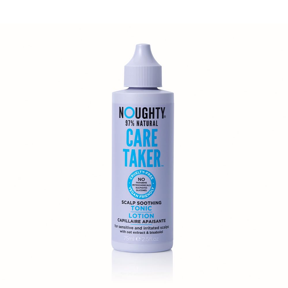 Noughty Care Taker Scalp Soothing Tonic, for Sensitive and Irritated Scalps, Fragrance Free, Gentle on Skin & Hair, Leave In Treatment 97% Natural Sulphate Free Vegan Skin & Haircare (75ml Spray)