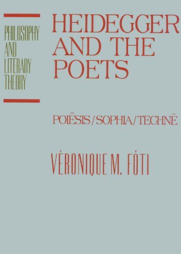Heidegger and the Poets: Poiesis/Sophia/Techne (Philosophy and Literary Theory)