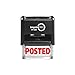 Imprint 360 AS-IMP1034 - Posted, Heavy Duty Commerical Quality Self-Inking Rubber Stamp, Red Ink, 9/16