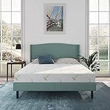 NapQueen Full Size Mattress, 6 Inch Anula Green Tea