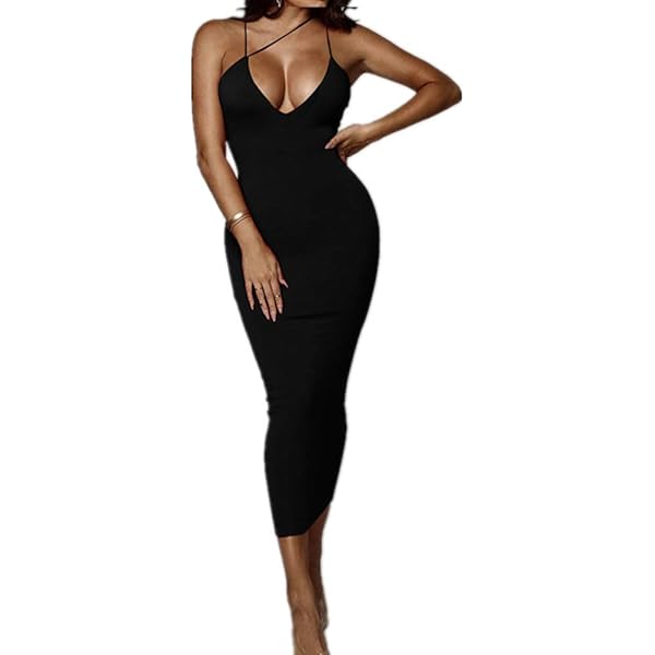 black crepe split side bandeau bodycon dress OWEN CREAM CREPE BANDEAU DRESS – DISSH main image 0