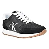 Calvin Klein Women's Camina Sneaker, Black 002, 8