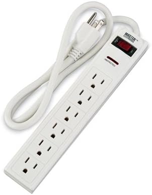Master Electrician  YC-102F-1  6 Outlet Surge Protector Strip