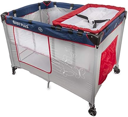 baby cot and changing table