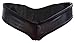 QinMi Lover Women's Black Metallic Micro Shorts, Black, Size Large/X-Large