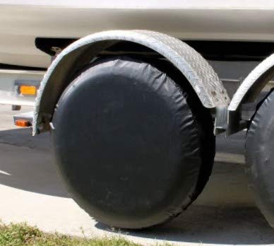 Boat Trailer SPARE TIRE COVER 20.5X8.0X10 Black