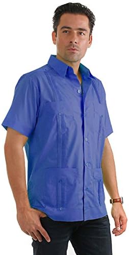 Mojito Collection Men's Short Sleeve Guayabera Shirt