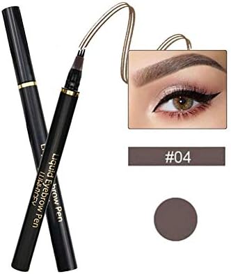 Eyebrow pencil Micro-carved extremely fine three-forked head, natural smooth eyebrow pencil, waterproof, sweat-proof,long-lasting no makeup, three-dimensional shaping, three-headed eyebrow pencil