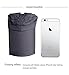 Sumolux Men Women Outdoor Rain Sun Hat Waterproof Quick-Drying Long Brim Collapsible Portable Hat Gray