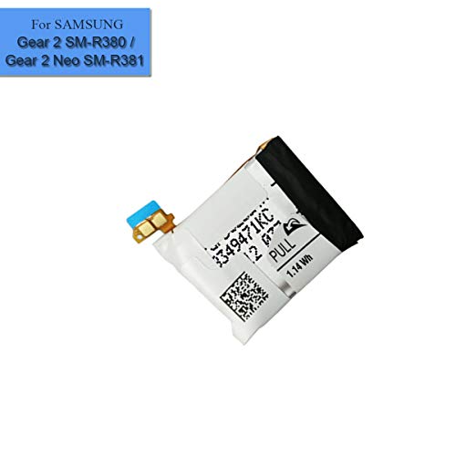 New Replacement Smart Watch Battery SM-R380 SM-R381 Compatible with Samsung Galaxy Gear 2 Gear 2 Neo SM-R380 SM-R381