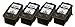 HouseOfToners Remanufactured Ink Cartridge Replacement for Canon PG-210XL (4 Black, 4-Pack)