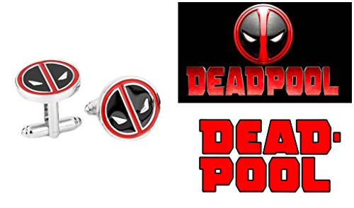 Marvel Comics Deadpool Logo Cufflinks By Athena