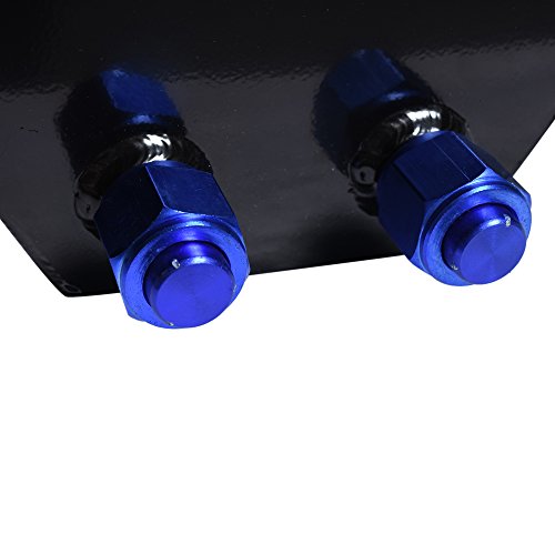 SUNROAD 15-Gallon Fuel Cell Gas Tank Aluminum Polished Racing Street Drift Strip Fuel Cell Tank with Level Sender Foam Black - Thumbnail 6