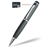 Toughsty 16GB 1920×1080P HD Portable Hidden Camera Pen Video Recorder Mini DV Camcorder with Real Time Video Recording Function (MT-P8000)