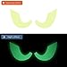 Halloween Wall Decal with Evil Eyes Glow in Dark Stickers for Halloween Home Decorations, 23 Packs