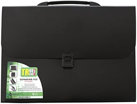  TRUETREND Expanding File Folder Organizer | 13 Pockets, Durable Accordion Style, Letter Sized – Durable Waterproof Filing with Handle and Locking Closure + Legal Size