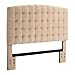 Dorel Living Tufted Headboard, Full/Queen, Beige
