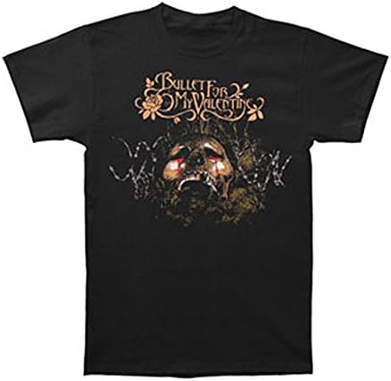 Boys' Crying Skull T-Shirt Youth Large Black