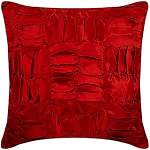 decorative red pillows