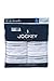 Jockey Men's 6 100% Cotton Low Rise Briefs, White,L