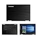 GADFLY Black Brushed Aluminum Skin Decal wrap Skin Case Compatible with Lenovo Yoga 710 15.6