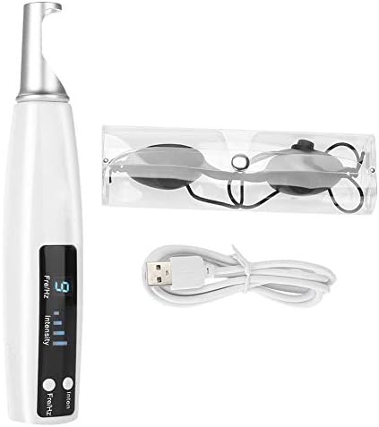 Laser Dot Removal Picosecond Pen,CNMF with 9 Modes and 4 Levels, Blue/Red Plasma Beauty Device for Skin Tag Tattoo Freckles Skin Pigmentation Scars-Blue light