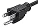 Monoprice 3ft 14AWG Power Cord Cable w/ 3 Conductor PC Power Connector Socket, 15A (NEMA 5-15P to IEC-320-C13)