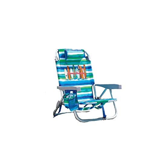 Tommy Bahama Backpack Beach Chair Multi Color Stripe Surf Board Logo
