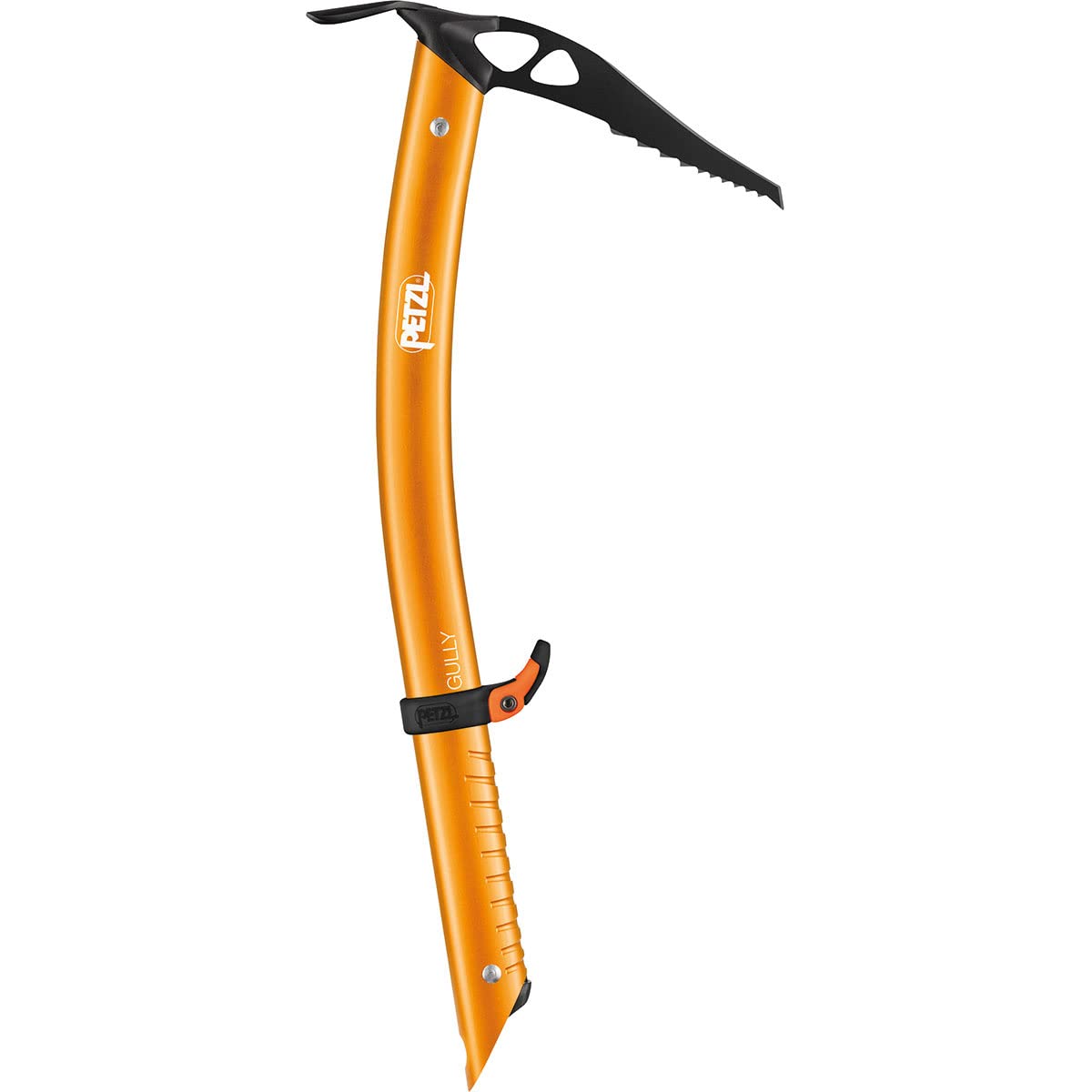 Petzl Unisex_Adult gullyice Ice Axe, Orange, 45 cm