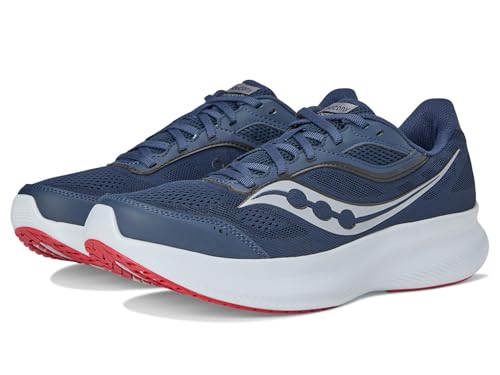 Saucony Men's Cohesion 18 Sneaker, Navy/Cloud, 11 Wide