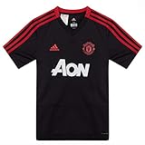 adidas 2018-2019 Man Utd Training Shirt (Black) - Kids