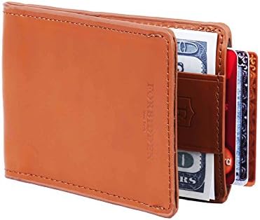 Forbidden Slim Bifold Leather Wallet (Tan)