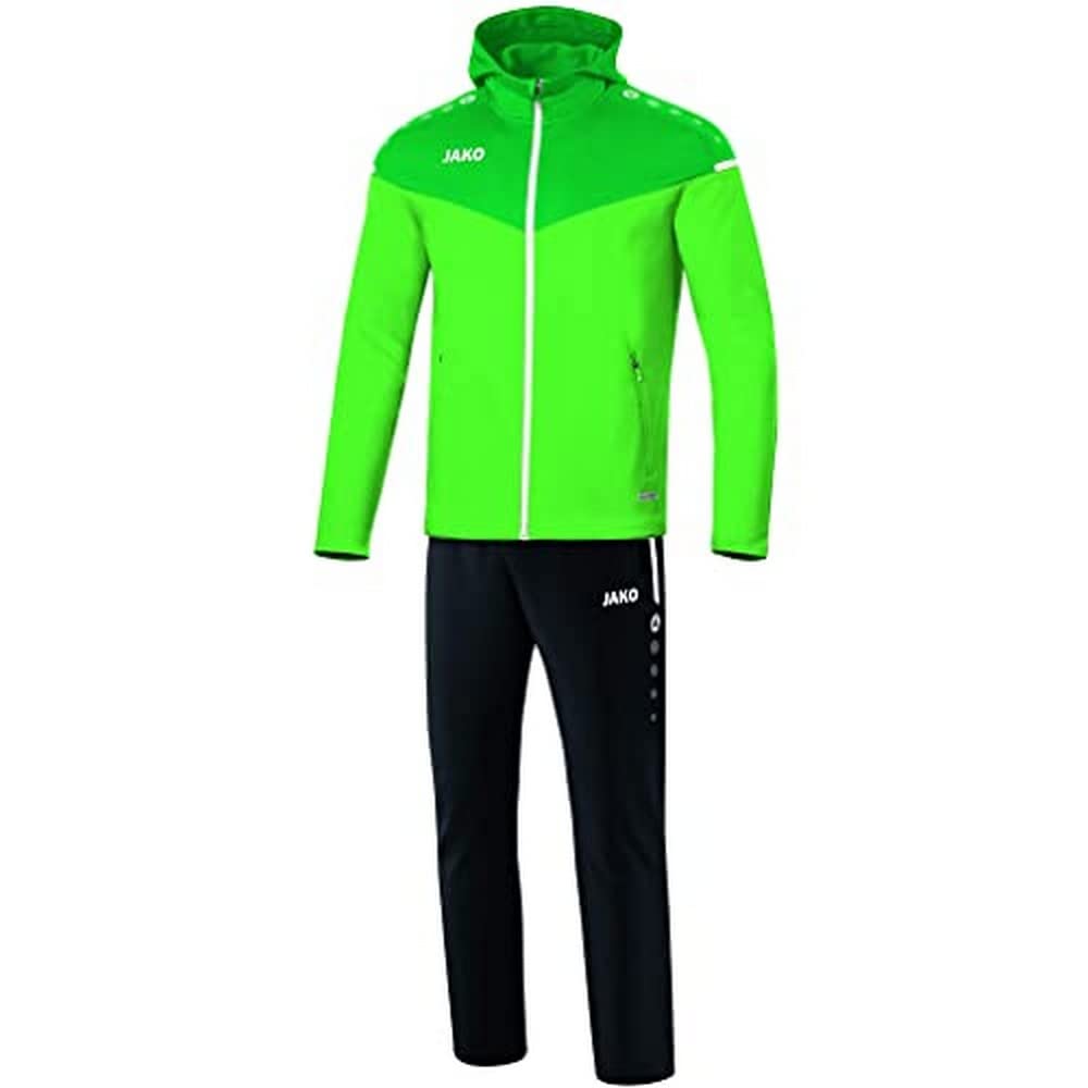 JAKO Women's Champ 2.0 Hooded Presentation Suit, Soft Green/Sports Green, 44