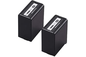 2 Units High Capacity for Panasonic AG-VBR89G AG-VBR59 AG-VBR118G AG-BRD50 AG-B23 & AG-DVX200 AG-AC8 AG-AC90A AG-DVC30 AG-HPX