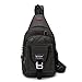Nicgid Sling Bag Crossbody Backpack Chest Shoulder Bag Gym Sport Pack for iPad 11.6-Inch Laptop Tablet Outdoor Hiking Men Women