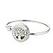JAOU Essential Oil Bracelets for Women Aromatherapy Diffuser Stainless Steel Floating Charms Locket Tree of Life Jewelry - Gifts