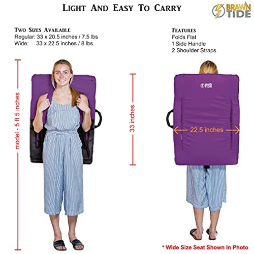 brawntide stadium seat with back support