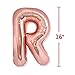 PartyForever MISS TO MRS Bachelorette Party Balloons Rose Gold 16