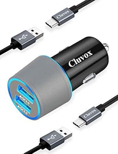 Cluvox 36W Dual USB Car Charger, Fast Charging Automobile Charger