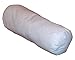 ReynosoHomeDecor COVER-6x18 Inch White Cotton-Blend Zippered Bolster Cylindrical Pillow Cover