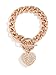 GUESS Women's Rhinestone Heart Bracelet
