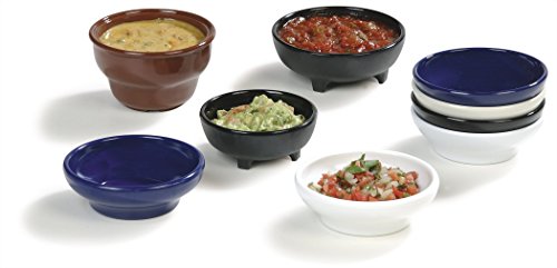 Carlisle 087502 Melamine Salsa Dish, 5 oz. Capacity, White (Case of 48) - Thumbnail 6