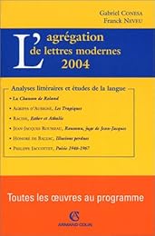 L' agrégation de lettres modernes 2004