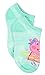 Peppa Pig Girls 6 pack Socks (4-6 Toddler (Shoe: 7-10), Peppa No Show Multi)