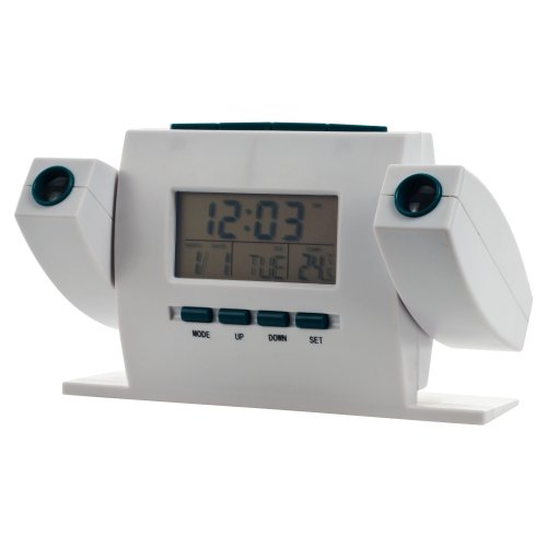 Electric Avenue 72-6066 Dual Projection Alarm Clock with FM Radio