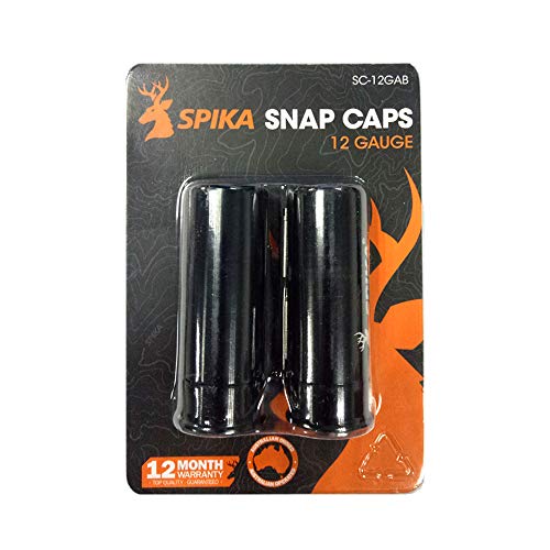 SPIKA 12 Gauge Snap Caps for Shotgun Dummy Rounds Dry Fire Practice