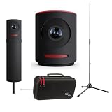 Mevo Live Event Camera by Livestream, Black - Bundle Boost Livestream, Case for Live Event Camera, K&M 20170-500-55 Microphone Stand,